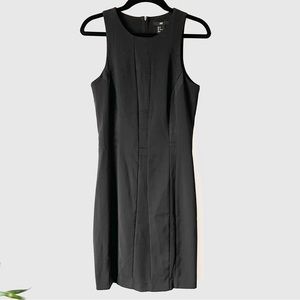 H&m bodycon black work dress size 2